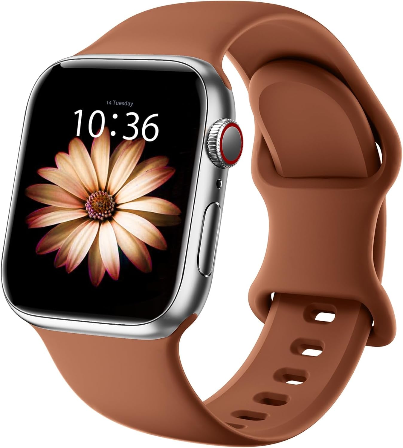 Sport Bands Compatible with Apple Watch Bands 38Mm 40Mm 41Mm 42Mm 44Mm 45Mm 49Mm,Soft Silicone Waterproof Strap for Iwatch Ultra2 Series 9 Ultra 8 7 6 5 4 3 2 1 SE Women Men