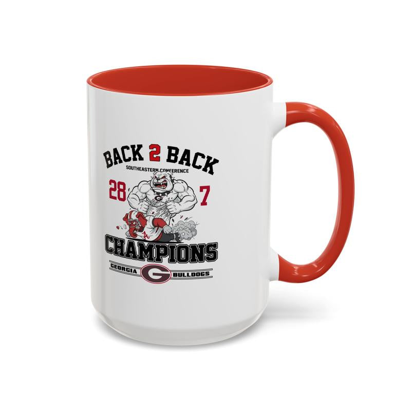 [Sport Mug] - SEC Championship 2025 Go Dawgs Mug – Bulldog Mascot Vs Elephant Rivalry Football Mug